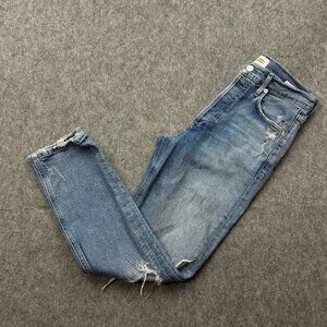 Citizens Of Humanity Charlotte Crop Jeans Women's Size 26 Button Fly Distressed
